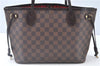 Authentic Louis Vuitton Damier Neverfull PM Shoulder Tote Bag N51109 LV J9324