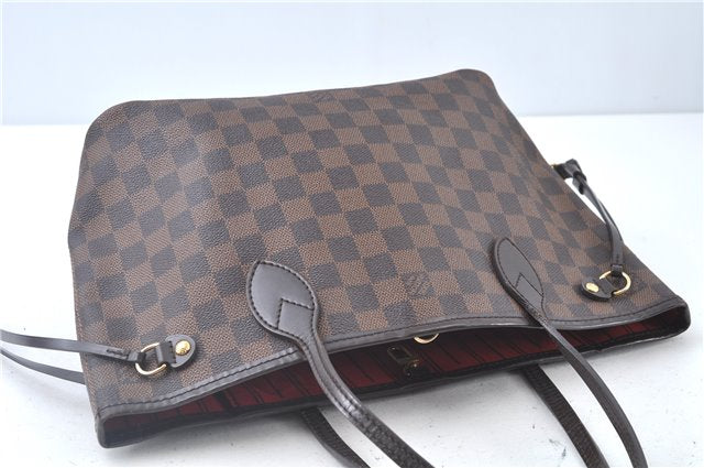 Authentic Louis Vuitton Damier Neverfull PM Shoulder Tote Bag N51109 LV J9324