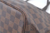 Authentic Louis Vuitton Damier Neverfull PM Shoulder Tote Bag N51109 LV J9324