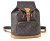 Authentic Louis Vuitton Monogram Montsouris GM Backpack M51135 LV J9327