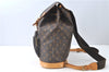 Authentic Louis Vuitton Monogram Montsouris GM Backpack M51135 LV J9327