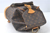 Authentic Louis Vuitton Monogram Montsouris GM Backpack M51135 LV J9327