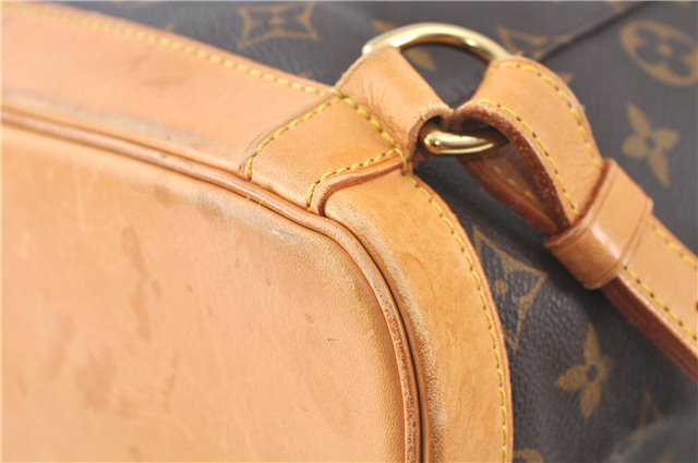 Authentic Louis Vuitton Monogram Montsouris GM Backpack M51135 LV J9327