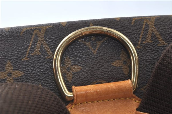 Authentic Louis Vuitton Monogram Montsouris GM Backpack M51135 LV J9327