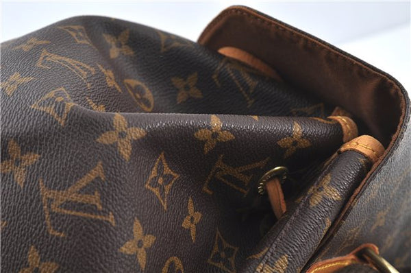 Authentic Louis Vuitton Monogram Montsouris GM Backpack M51135 LV J9327
