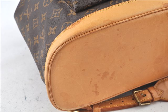 Authentic Louis Vuitton Monogram Montsouris GM Backpack M51135 LV J9327