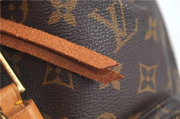 Authentic Louis Vuitton Monogram Montsouris GM Backpack M51135 LV J9327