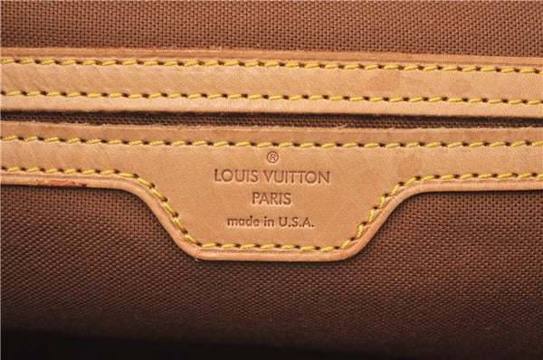 Authentic Louis Vuitton Monogram Montsouris GM Backpack M51135 LV J9327