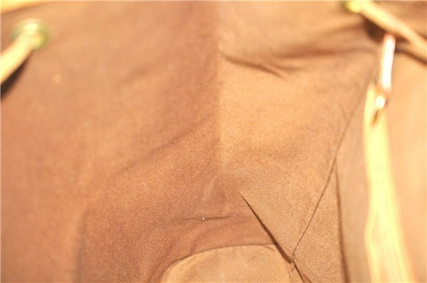 Authentic Louis Vuitton Monogram Montsouris GM Backpack M51135 LV J9327