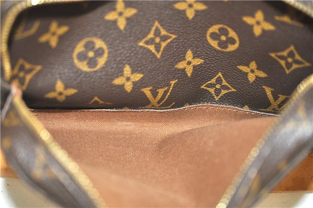 Authentic Louis Vuitton Monogram Montsouris GM Backpack M51135 LV J9327