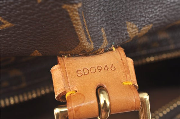 Authentic Louis Vuitton Monogram Montsouris GM Backpack M51135 LV J9327