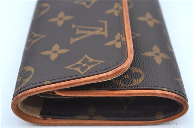 Authentic Louis Vuitton Monogram Pochette Twin PM Shoulder Bag M51854 LV J9339