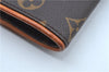 Authentic Louis Vuitton Monogram Pochette Twin PM Shoulder Bag M51854 LV J9339