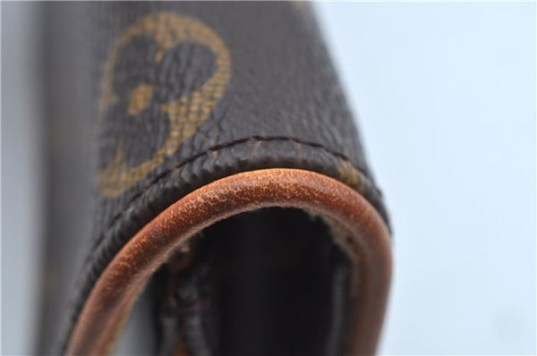 Authentic Louis Vuitton Monogram Pochette Twin PM Shoulder Bag M51854 LV J9339