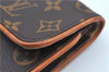 Authentic Louis Vuitton Monogram Pochette Twin PM Shoulder Bag M51854 LV J9339