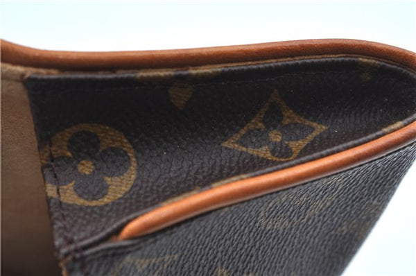 Authentic Louis Vuitton Monogram Pochette Twin PM Shoulder Bag M51854 LV J9339