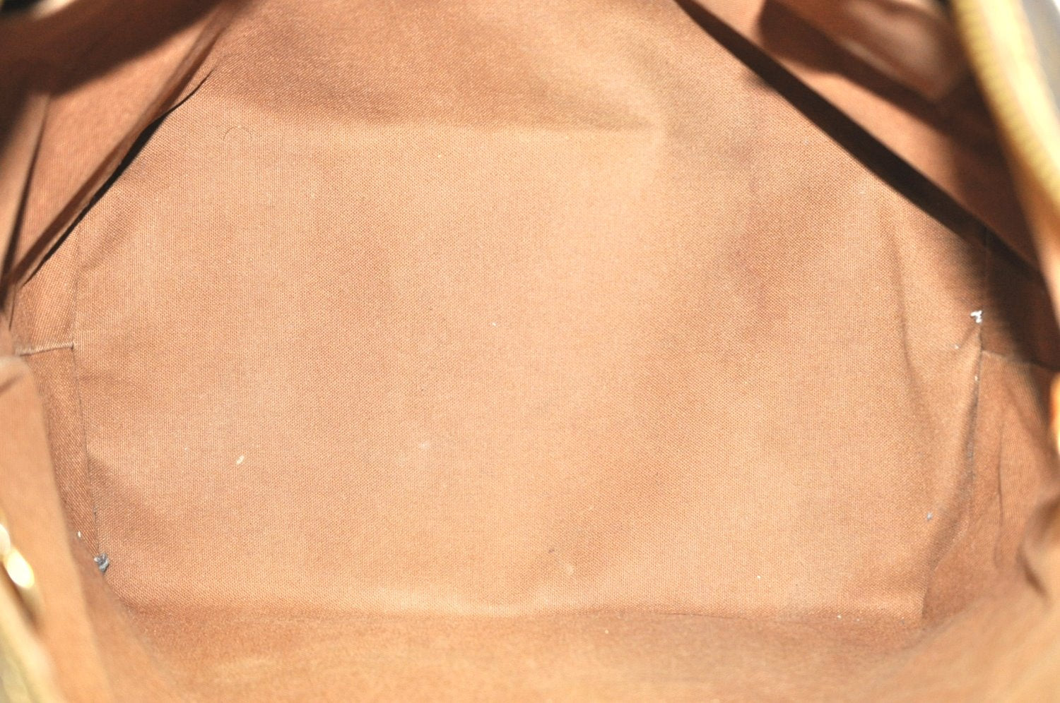 Authentic Louis Vuitton Monogram Palermo GM Shoulder Tote Bag LV Junk J9340