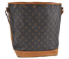 Authentic Louis Vuitton Monogram Noe Shoulder Drawstring Bag M42224 LV J9342