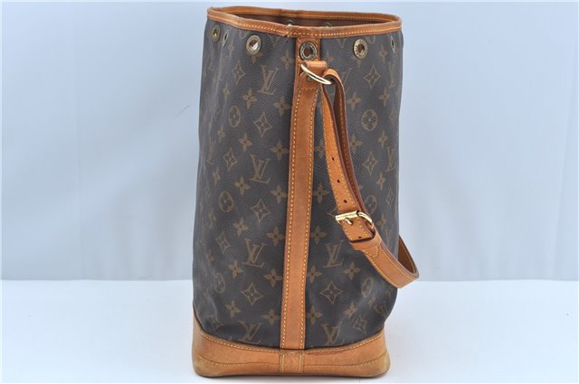 Authentic Louis Vuitton Monogram Noe Shoulder Drawstring Bag M42224 LV J9342