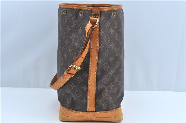 Authentic Louis Vuitton Monogram Noe Shoulder Drawstring Bag M42224 LV J9342