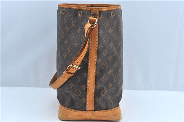 Authentic Louis Vuitton Monogram Noe Shoulder Drawstring Bag M42224 LV J9342