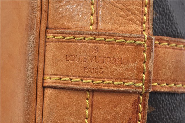 Authentic Louis Vuitton Monogram Noe Shoulder Drawstring Bag M42224 LV J9342