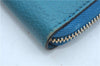 Authentic GUCCI Interlocking G Long Zippy Wallet Purse Leather 449347 Blue J9355