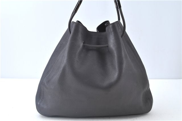 Authentic GUCCI Shoulder Hand Bag Leather 0013746 Brown J9368