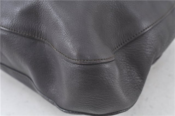 Authentic GUCCI Shoulder Hand Bag Leather 0013746 Brown J9368