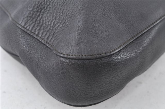 Authentic GUCCI Shoulder Hand Bag Leather 0013746 Brown J9368