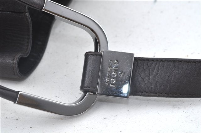 Authentic GUCCI Shoulder Hand Bag Leather 0013746 Brown J9368