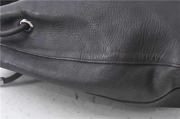 Authentic GUCCI Shoulder Hand Bag Leather 0013746 Brown J9368