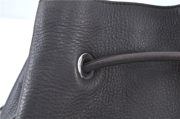 Authentic GUCCI Shoulder Hand Bag Leather 0013746 Brown J9368