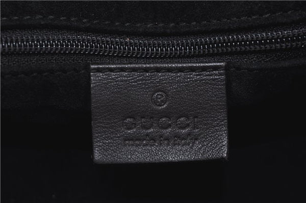 Authentic GUCCI Shoulder Hand Bag Leather 0013746 Brown J9368