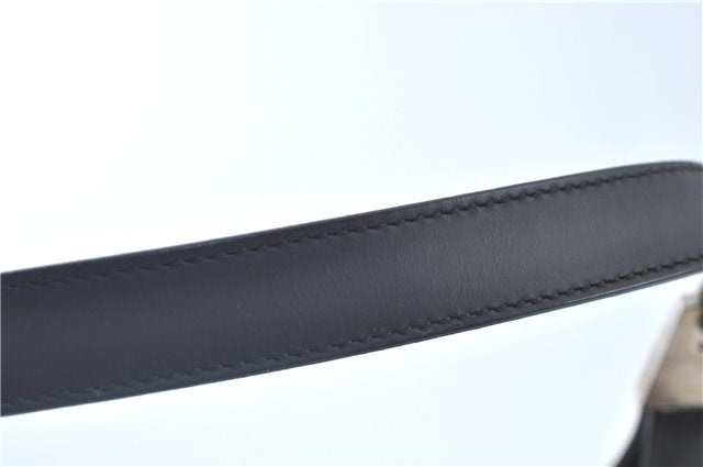 Authentic GUCCI Shoulder Hand Bag Purse Leather Black J9369