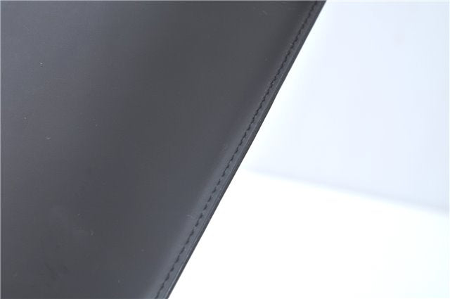 Authentic GUCCI Shoulder Hand Bag Purse Leather Black J9369