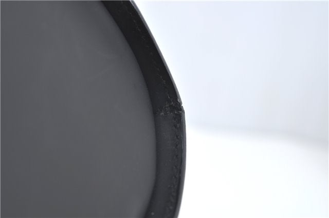 Authentic GUCCI Shoulder Hand Bag Purse Leather Black J9369