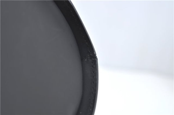 Authentic GUCCI Shoulder Hand Bag Purse Leather Black J9369