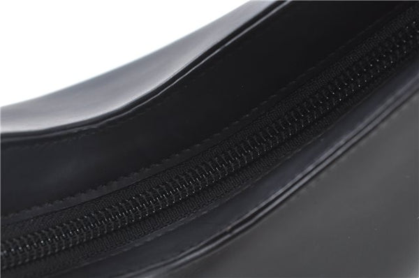 Authentic GUCCI Shoulder Hand Bag Purse Leather Black J9369