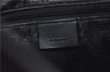 Authentic GUCCI Shoulder Hand Bag Purse Leather Black J9369