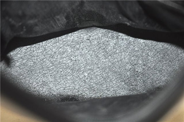 Authentic GUCCI Shoulder Hand Bag Purse Leather Black J9369