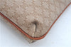 Authentic CELINE Macadam Blason Pattern Clutch Hand Bag PVC Leather Beige J9375