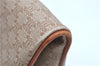 Authentic CELINE Macadam Blason Pattern Clutch Hand Bag PVC Leather Beige J9375