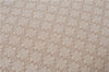 Authentic CELINE Macadam Blason Pattern Clutch Hand Bag PVC Leather Beige J9375