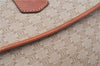 Authentic CELINE Macadam Blason Pattern Clutch Hand Bag PVC Leather Beige J9375