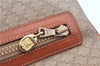 Authentic CELINE Macadam Blason Pattern Clutch Hand Bag PVC Leather Beige J9375