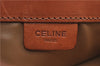 Authentic CELINE Macadam Blason Pattern Clutch Hand Bag PVC Leather Beige J9375