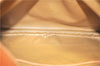 Authentic CELINE Macadam Blason Pattern Clutch Hand Bag PVC Leather Beige J9375