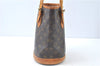 Authentic Louis Vuitton Monogram Bucket PM Shoulder Tote Bag M42238 LV J9386