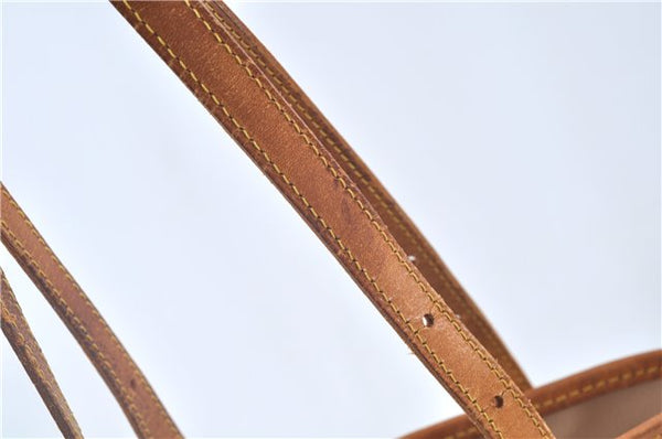 Authentic Louis Vuitton Monogram Bucket PM Shoulder Tote Bag M42238 LV J9386